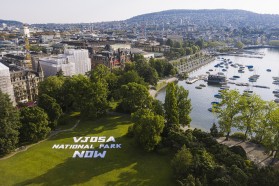 Zürich, Schweiz unterstützt den #VjosaNationalParkNow!